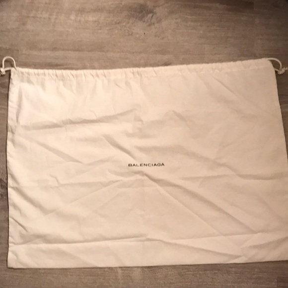 balenciaga dust bag grey